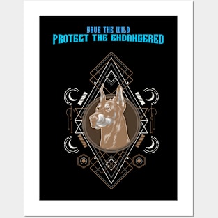 save our wild, protect the endangered Posters and Art